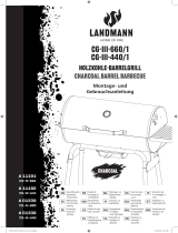 LANDMANN Holzkohlegrill "Black Taurus 440" Operativní instrukce