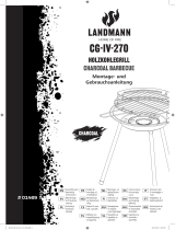 LANDMANN Holzkohle-Rundgrill, "CG-IV-270", 45,5cm, Schwarz Operativní instrukce