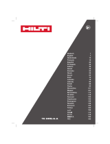 Hilti TE DRS­6-A Dust Removal System Uživatelský manuál