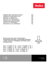 Amica KH 17285-3 E Kitchen Extractor Hood Uživatelský manuál