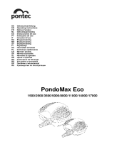 Pontec 2500 PondoMax Eco Pond Pump Uživatelský manuál