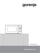 Gorenje MO28A5BH Combined Microwave Oven Uživatelský manuál