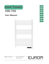 Eurom 500-750 Sani Towel Uživatelský manuál