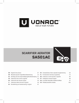 Vonroc SA501AC Scarifier Aerator Uživatelský manuál