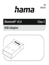 Hama 053312 Bluetooth USB Adapter Uživatelský manuál