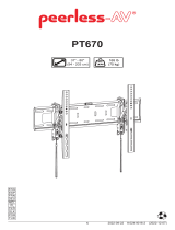 PEERLESS-AV PT670 instalační příručka
