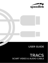 SPEEDLINK TRACS Scart Video & Audio Cable Uživatelská příručka