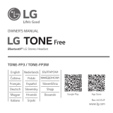 LG TONE-FP3W Uživatelský manuál