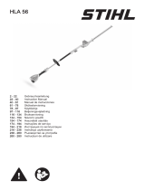 STIHL HLA 56 Cordless Extended Reach Trimmer Uživatelský manuál