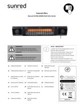 SunRed Wandheizstrahler Heater Sun and Sound Ultra Wall 2000 Watt Operativní instrukce