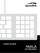 SPEEDLINK NIALA Keyboard Uživatelská příručka