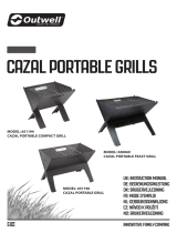 Outwell Cazal Portable Compact Grill Uživatelský manuál