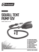 Outwell Squall Tent Pump 12V Uživatelský manuál