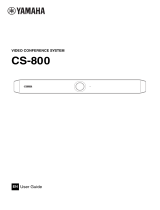 Yamaha CS-800 Uživatelská příručka
