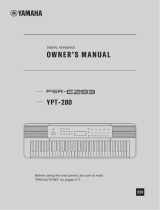 Yamaha PSR-E283 Návod k obsluze