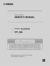 Yamaha YPT-280 Návod k obsluze