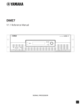 Yamaha DME7 Referenční příručku