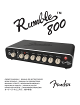 Fender Rumble 800 HD Návod k obsluze