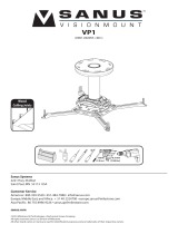 Sanus Projector Accessories VP1 Uživatelský manuál