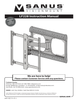 Sanus Systems TV Mount LF228 Uživatelský manuál