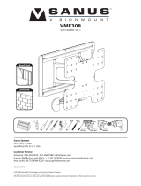 Sanus VMF308 Uživatelský manuál