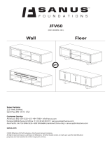 Sanus Indoor Furnishings JFV60 Uživatelský manuál