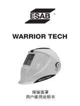 ESAB Warrior Tech welding helmet Uživatelský manuál