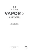 Misfit Vapor 2 - DW7B1 Uživatelský manuál