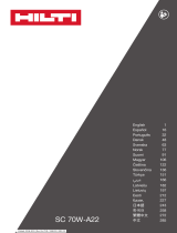 Hilti SC 70W-A22 Operativní instrukce