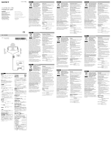 Sony MUC-M12NB1 Návod k obsluze